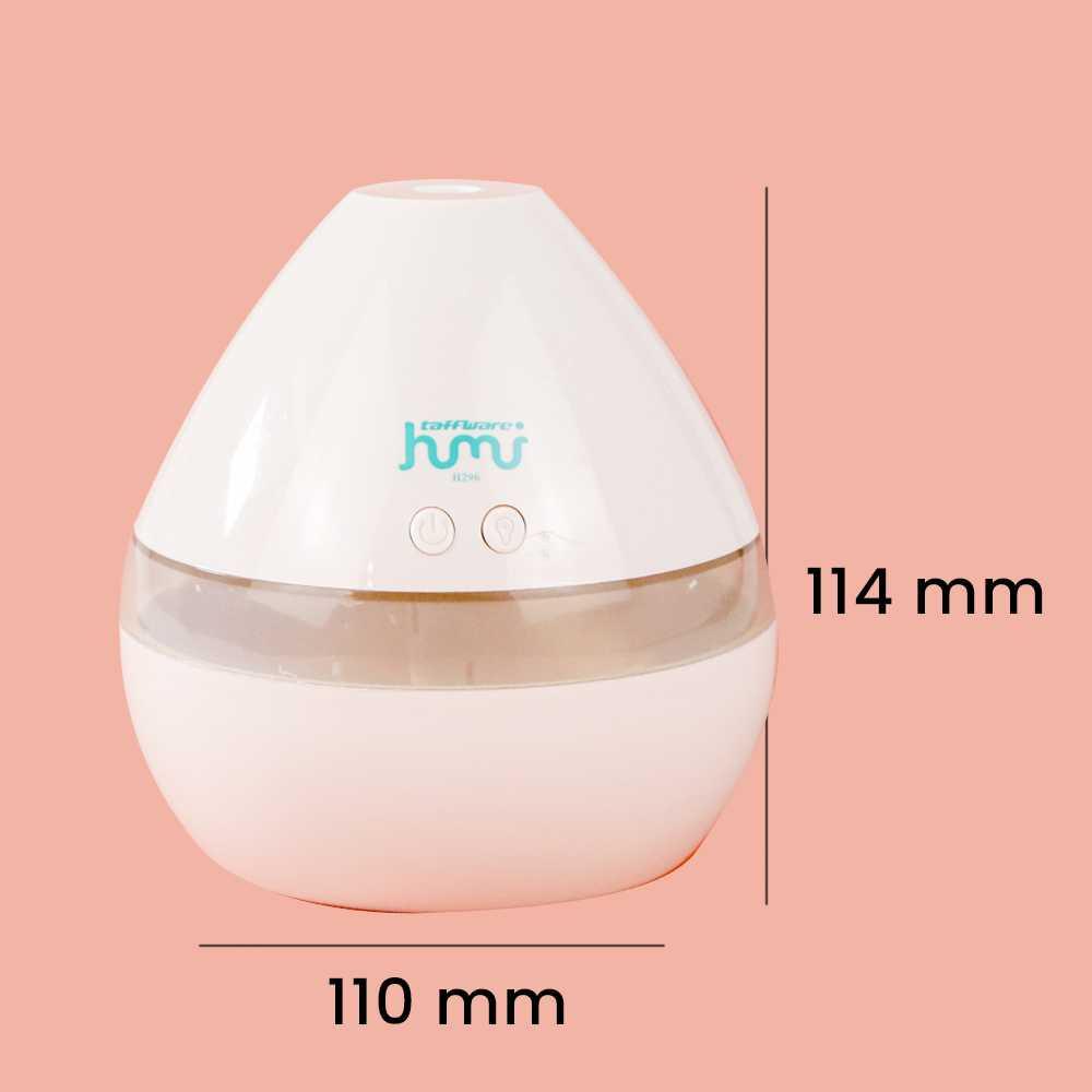 Air Humidifier Aromatherapy Night Light 300ml HUMI H296 Taffware Diffuser Aromatherapy Aromaterapi Humidifier Diffuser Aromaterapi Dehumidifier Diffuser Humidifier Humidifier Diffuser Humidifier Bayi Flu Dan Batuk Air Humidifier Aromatherapy Difuser Humid