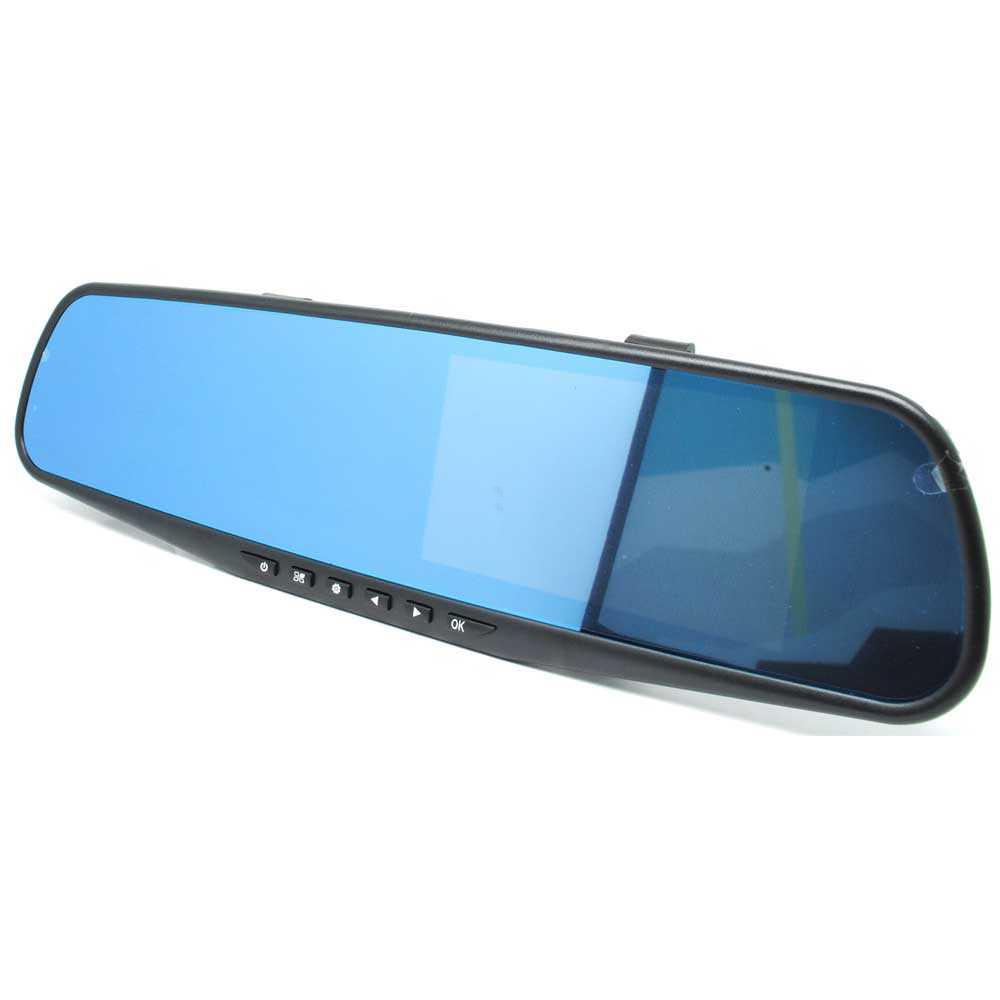 Kaca Spion Rear View DVR Dual Kamera Dashcam 1080P 4.3 Inch Display EA880-S Cctv Dashcam Penutup Pin