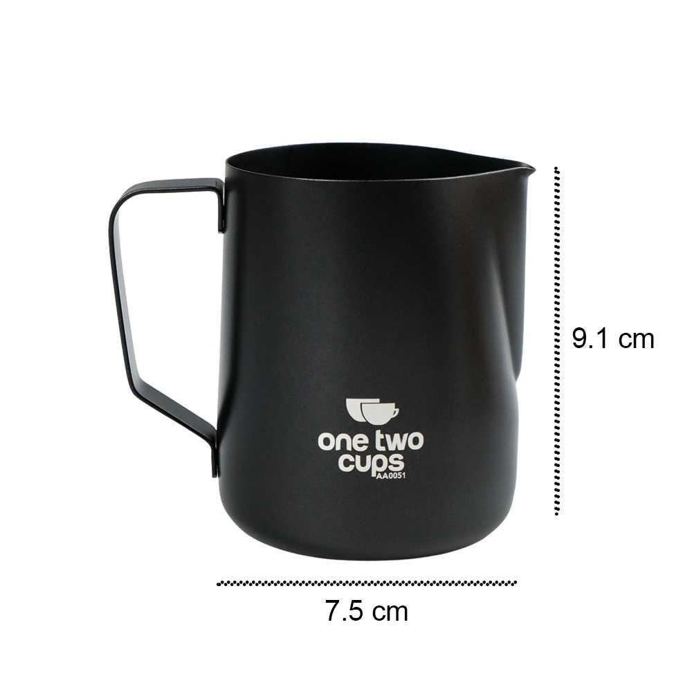 One Two Cups Gelas Milk Jug Espresso Latte Art Stainless - AA0051