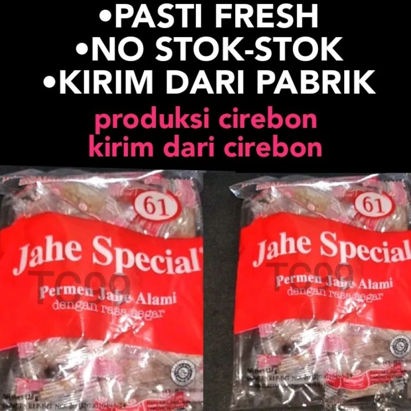 

PERMEN JAHE SPESIAL 61 CIREBON ASLI PENGIRIMAN PABRIK CIREBON