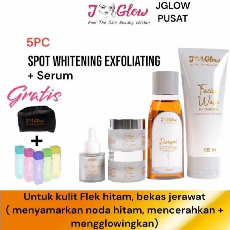 Skincare JGLOW untuk Flek hitam dan bekas jerawat