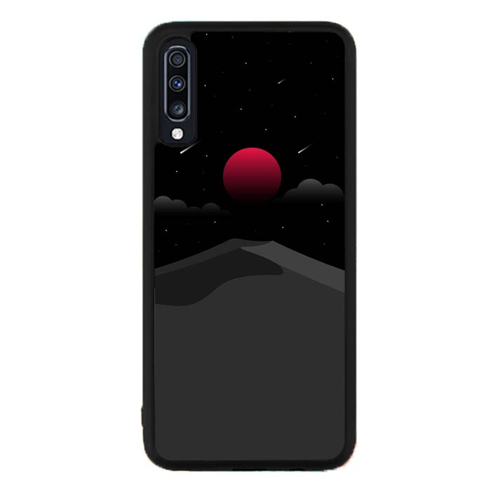 Casing Case Samsung Galaxy A70 A70s A50 A50s A30s A30 A20 A20s moon red DF126