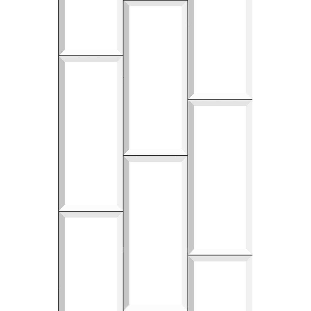 KIA Keramik Dinding 25x40 Crystal White Kw1