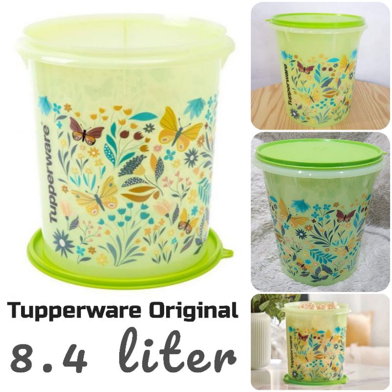 New Tupperware Toples Jumbo 10 Liter Canister Kerupuk Keripik Kembang Goyang Rengginang Es Buah