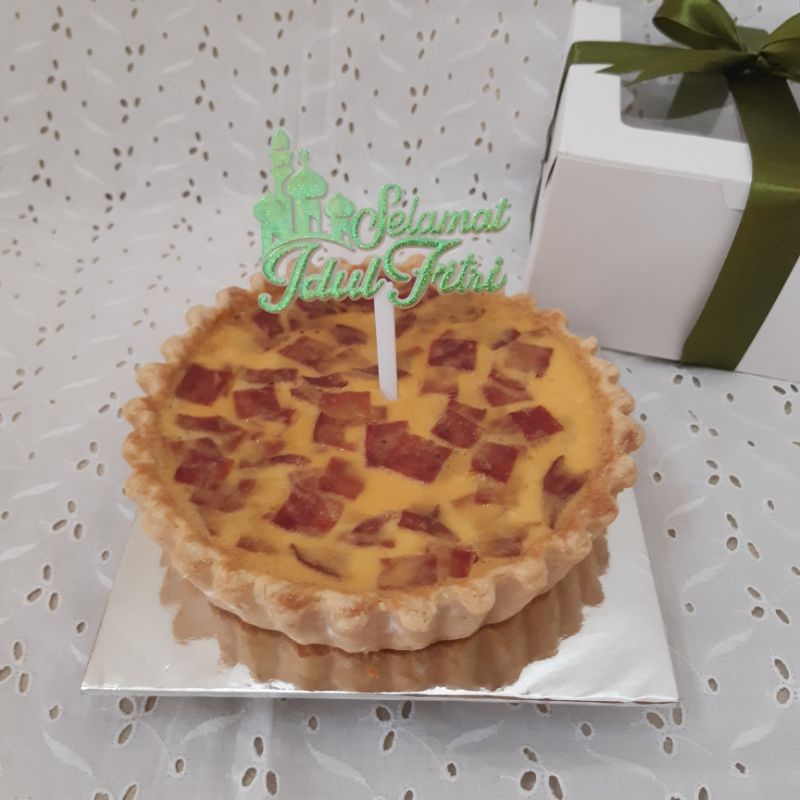 

Quiche Lorraine / Pie keju 5/16/20 cm Hampers lebaran / Ulang tahun / CNY Imlek