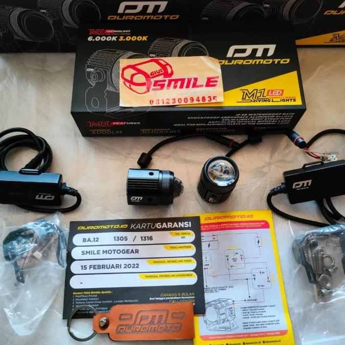 LAMPU DUROMOTO M1 LAMPU TEMBAK LED FOGLAMP MOTOR MOBIL 30W