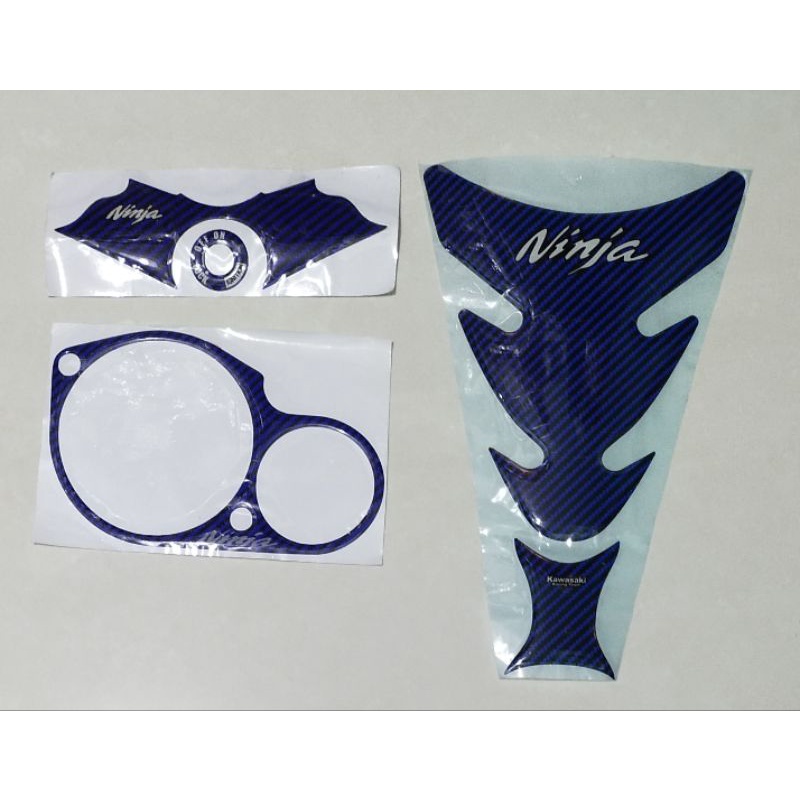 

Stiker timbul tangpad speedometer dan cover stang ninja RS