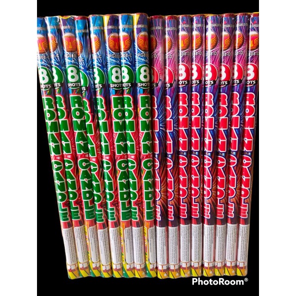 ROMAN CANDLE 8 SHOTS (PER 4 BATANG)