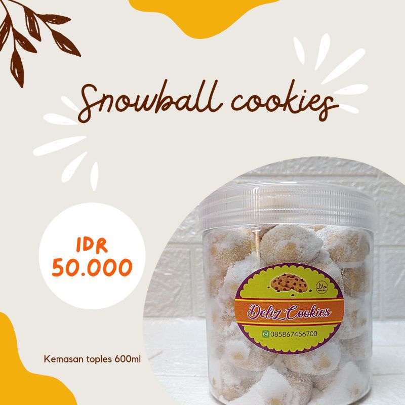 

Snowball Cookies / Putri Salju