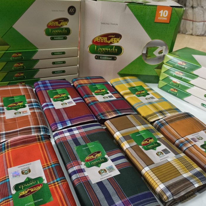 sarung atlas murah favorite legenda - Biru, Randomly (Z2J6) Terlaris Haji Premium COD Jumbo Sajadah 