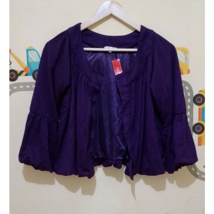 Outer Ungu Wanita, Preloved Murah