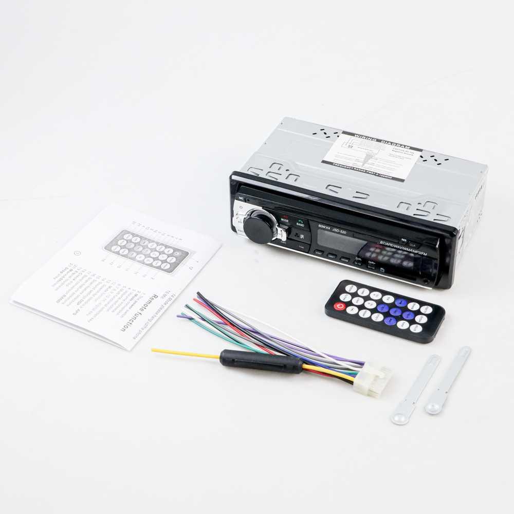 Tape Audio Mobil Multifungsi Bluetooth MP3 FM Radio 60 W x 4 12 Pin SD-520