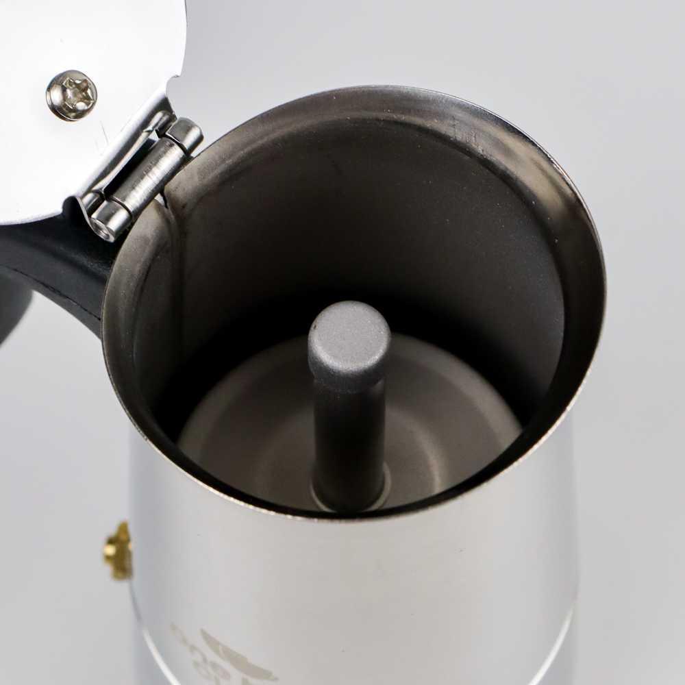 One Two Cups Espresso Coffee Maker Moka Pot Teko 100ml 2 Cup - Z20