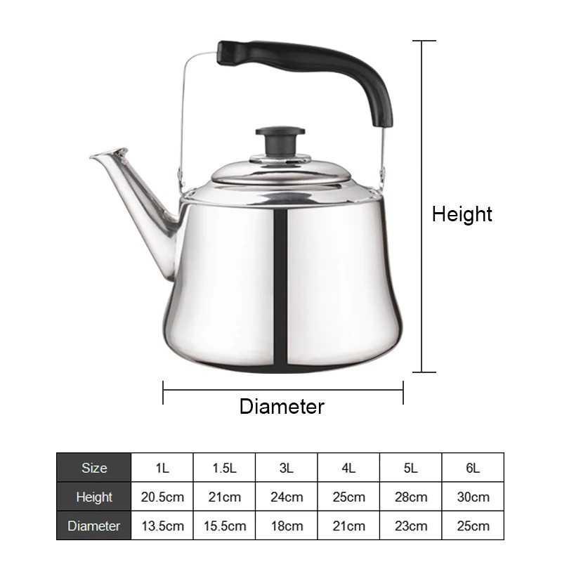 Tianguang Teko Air Water Kettle Stainless Steel 1 Liter - HS4061
