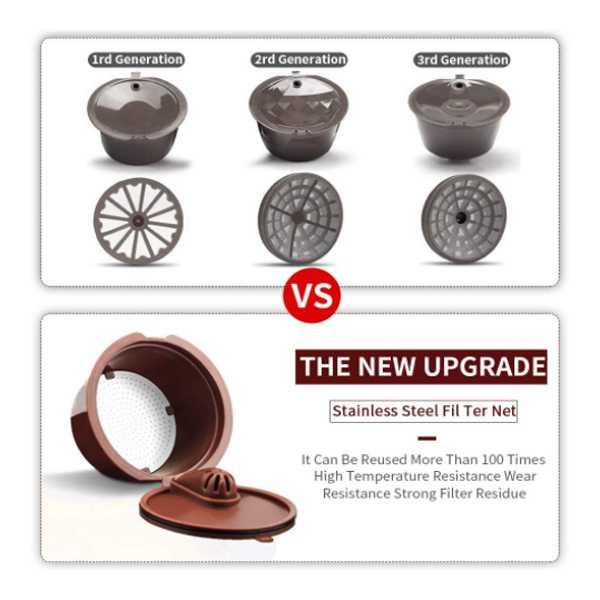 ICafilas Capsule Upgrade Version 3PCS for Nescafe Dolce Gusto 457