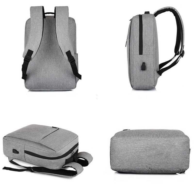 Litthing Tas Laptop Backpack Anti Maling with USB Charger Port 135367