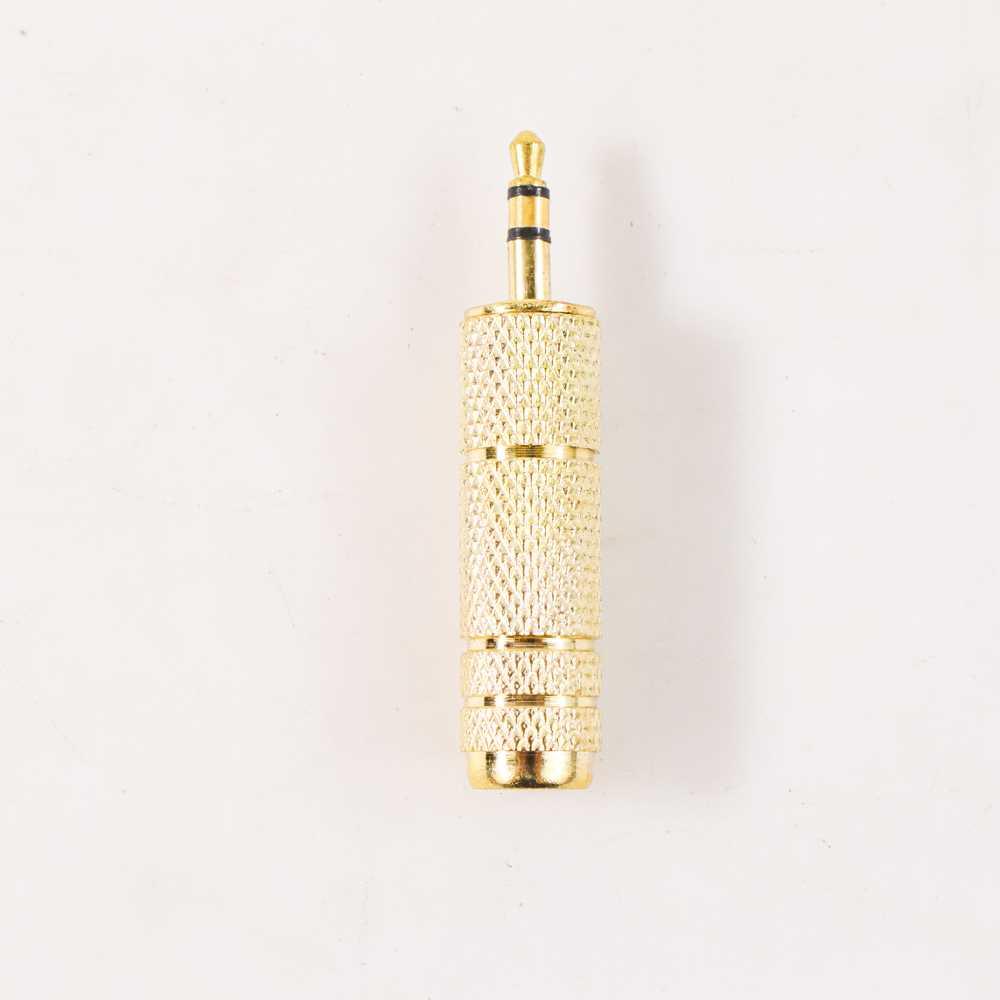 RConnect Kepala Plug AUX 3.5mm Male to 6.35mm Female Connector Head 1002