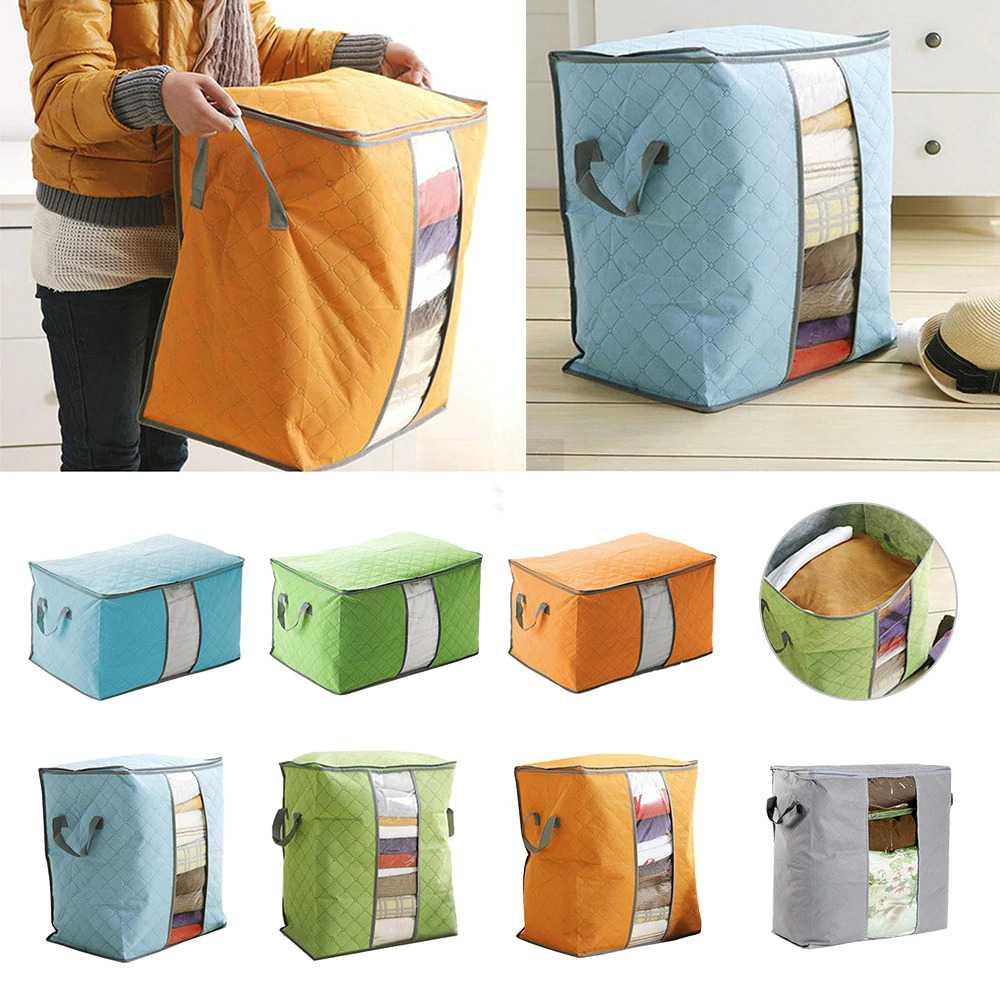 Urijk Kantong Organizer Penyimpanan Pakaian Fabric Storage Box M1466