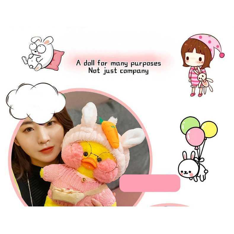 iMetree Boneka LaLafanfan Duck Plush Stuffed Doll Toy 30 cm - IL01