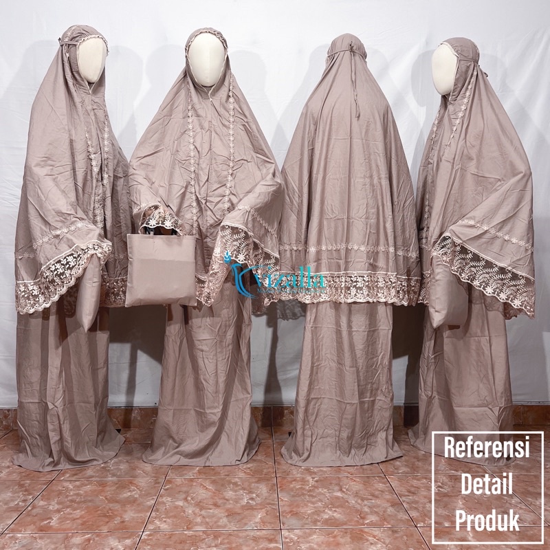 [New Arrival] Mukenah Lebaran Mukena Katun Andin Mukena Dewasa Grosir Mukena Free Ongkir C91 / Muken