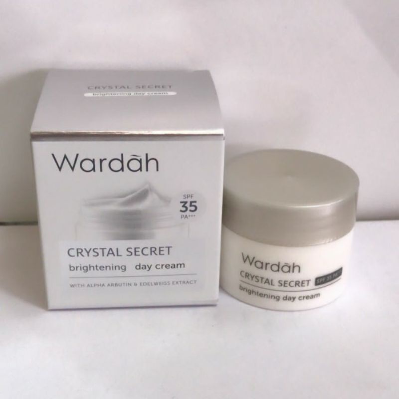 wardah crystal secret day cream/krim siang mencerahkan