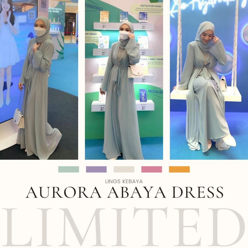 Bridesmaid Dress Kondangan Muslim Abaya Busui Sage Green Mauve Taro Broken White Dusty Pink Terracota