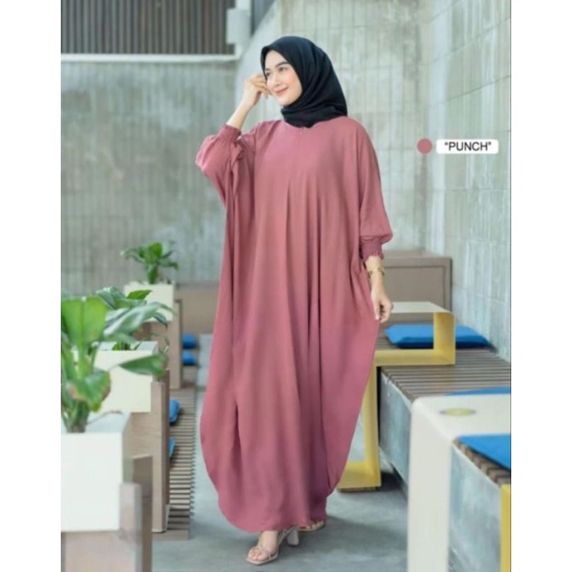 kaftan Gamis amanda dress kekinian