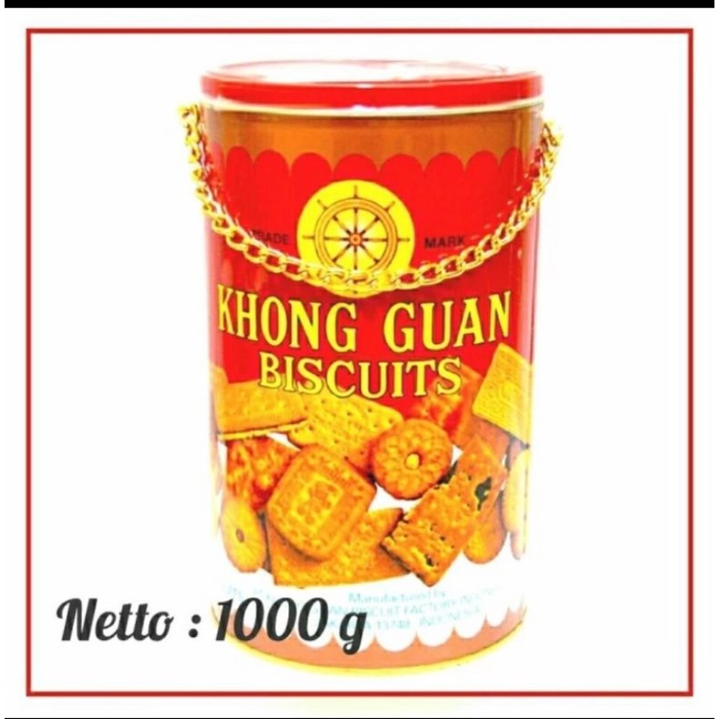 

Khongguan kaleng bulat rantai 1000 gr