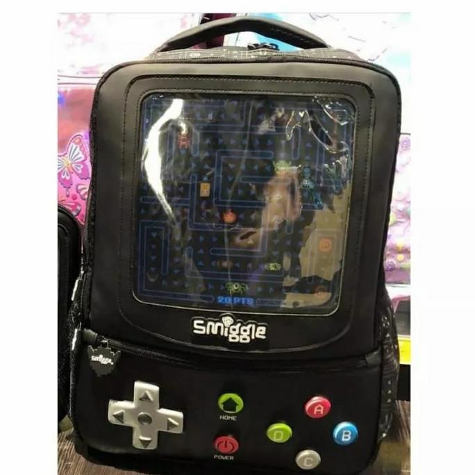 Backpack Smiggle Original Beyond Game Over - Tas Sekolah Anak