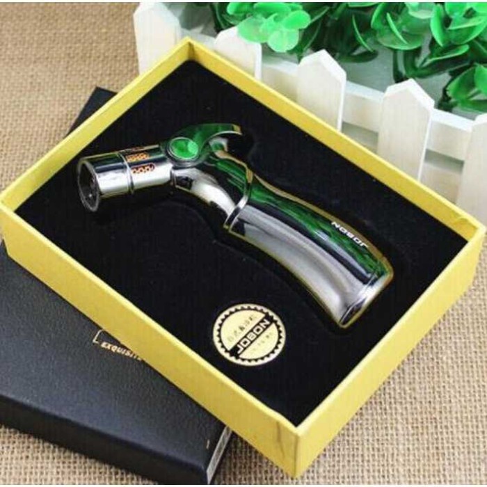 Terlaris Jobon Korek Api Torch Lighter 4 Jet Flame Gas Butane - Cob-659