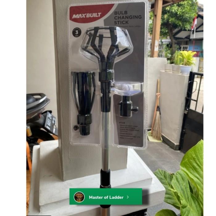 Krisbow Stick Tongkat Pengganti Bohlam Lampu 2.7 M Bahan Alumunium