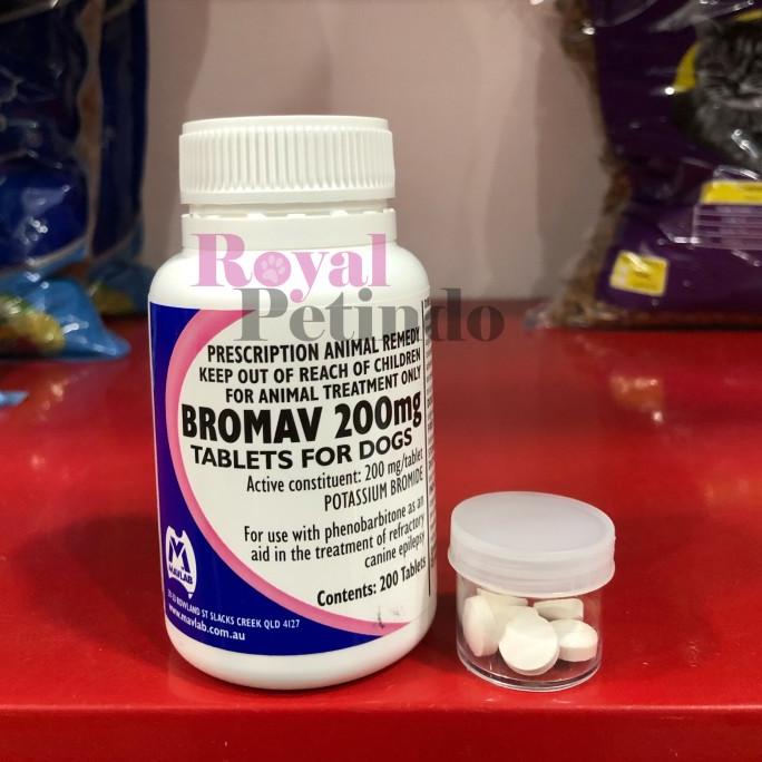 Bromav 200 Mg Obat Epilepsi Dan Kejang Untuk Anjing