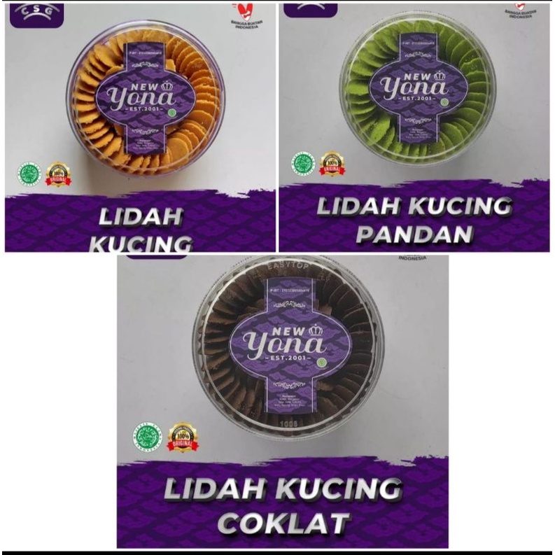 

Lidah Kucing kueh kering YONA dengan layanan Pengiriman INSTANT