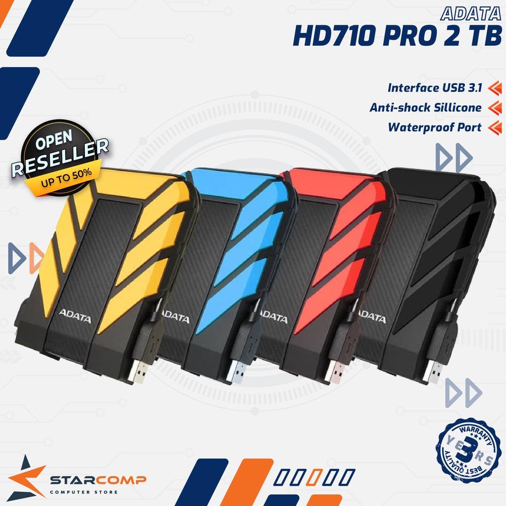 ADATA HD710 Pro Harddisk Eksternal 2TB 2.5" USB3.1 HDD 2TB
