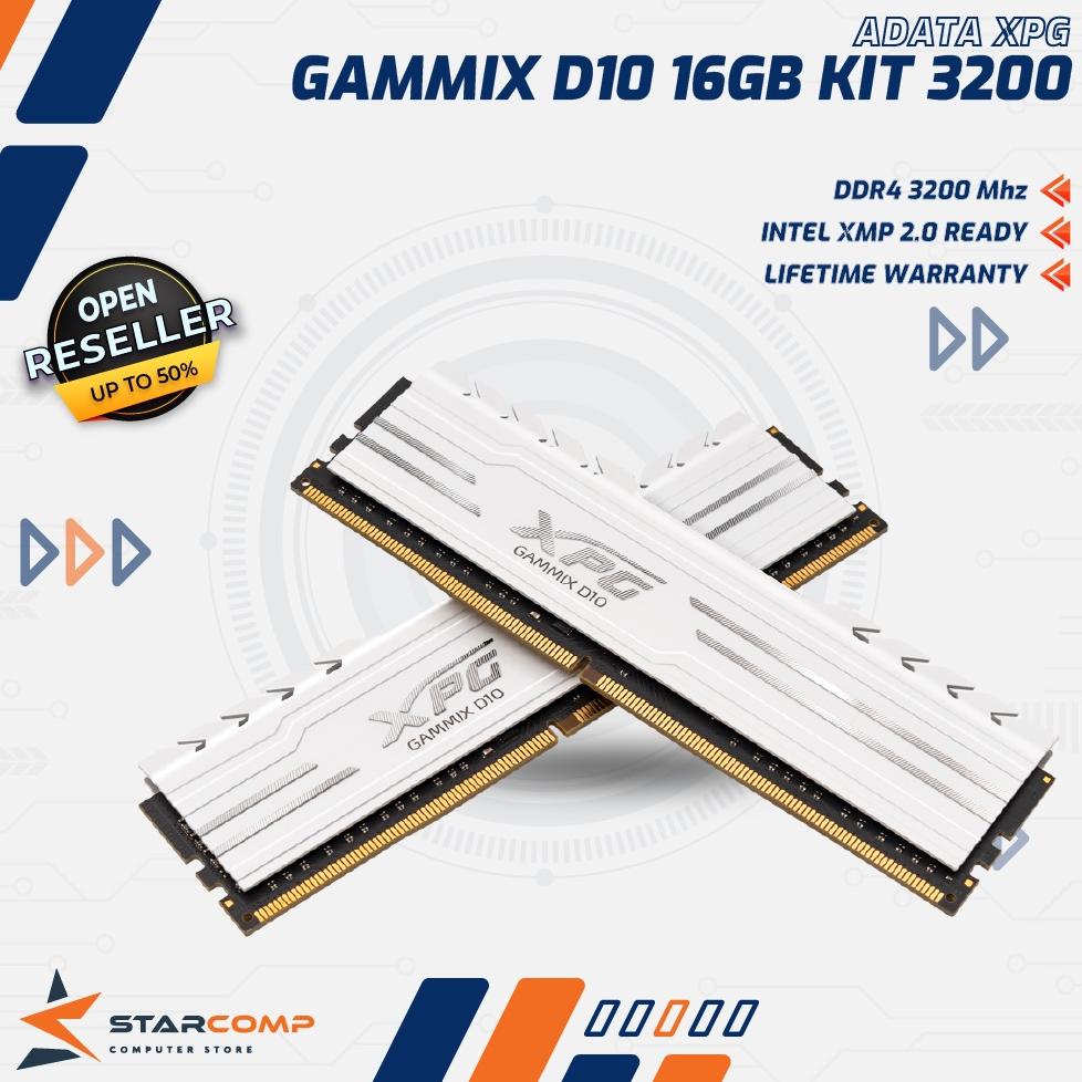 ADATA MEMORY XPG GAMMIX D10 16GB (2 x 8GB) DDR4 3200 MHz D 10