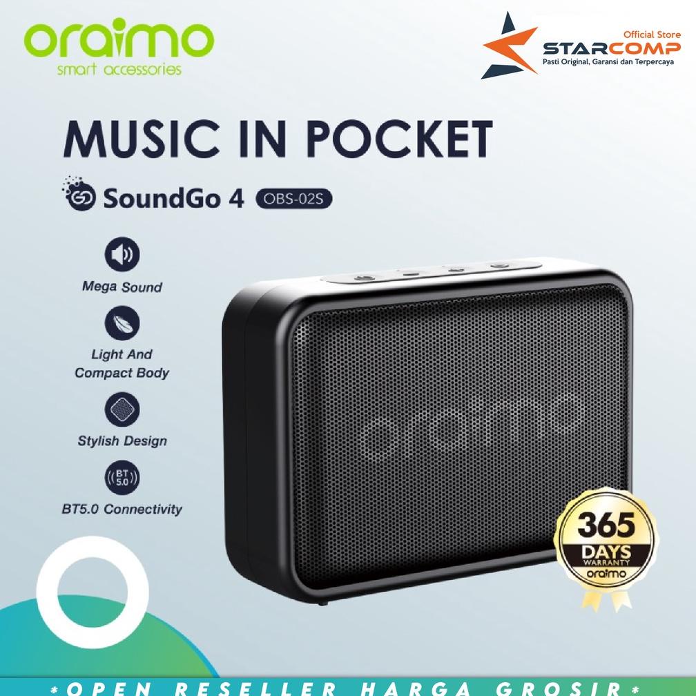 Oraimo SoundGo 4 OBS-02S Ultra-Portable Wireless Bluetooth Speaker