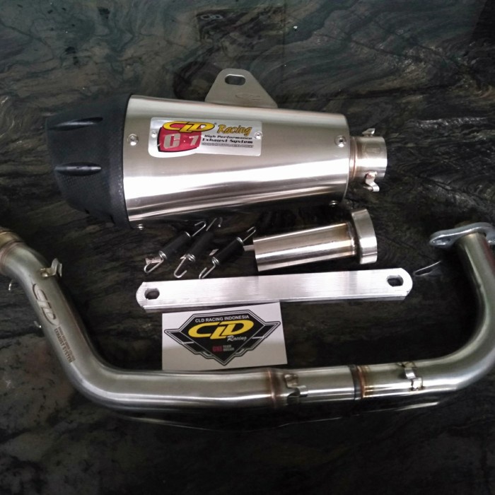 Knalpot Cld Racing Beat Beat Fi Type C7 Inlet 38Mm Pipa Bawah