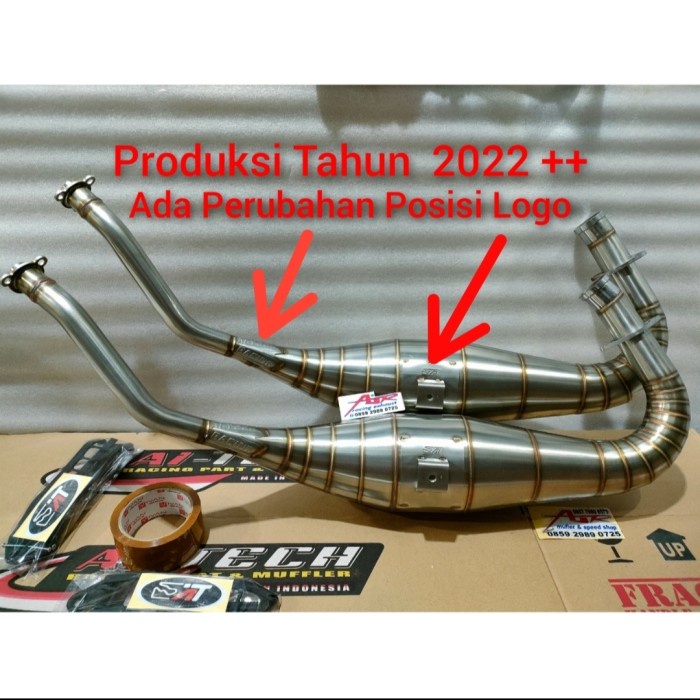 Paket Knalpot Aitech Ori X1 C Stainles Cobra Plus Step Ninja R Rr Ss