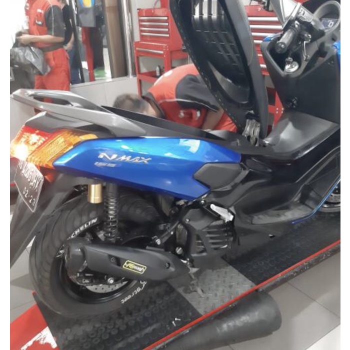 Knalpot Rob1 Trioval Black Carbon Yamaha Nmax 155 Old Standard Racing