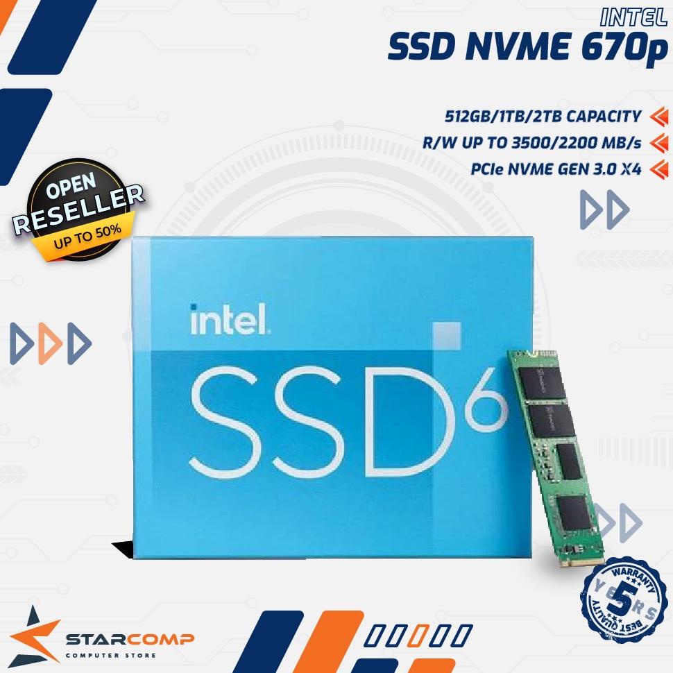 INTEL SSD Seri 670p 512GB / 1TB / 2TB SSD M.2 NVMe Gen 3 x4 670 p
