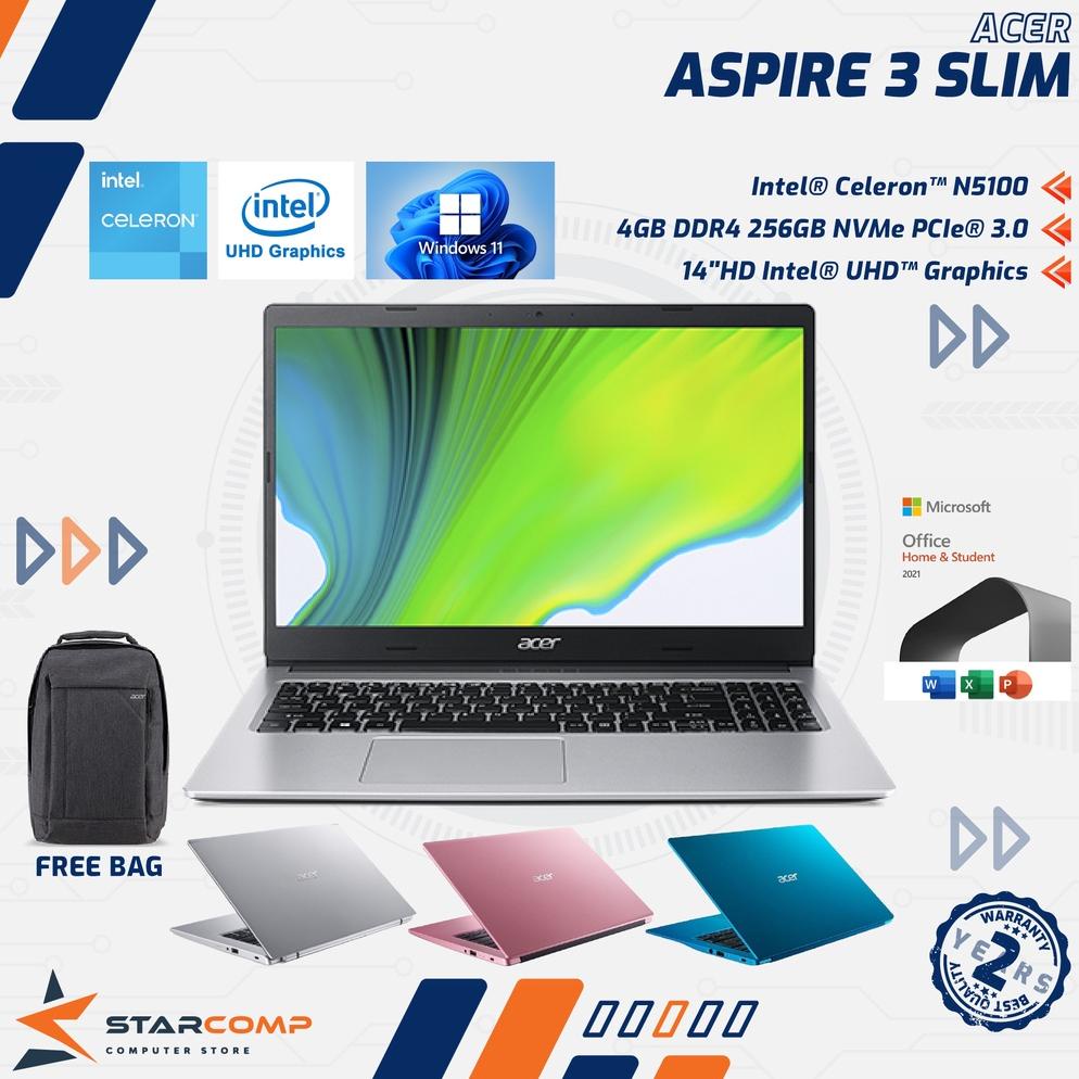 ACER ASPIRE 3 A314-35 Celeron N5100 4GB 256GB 14" W11 OHS
