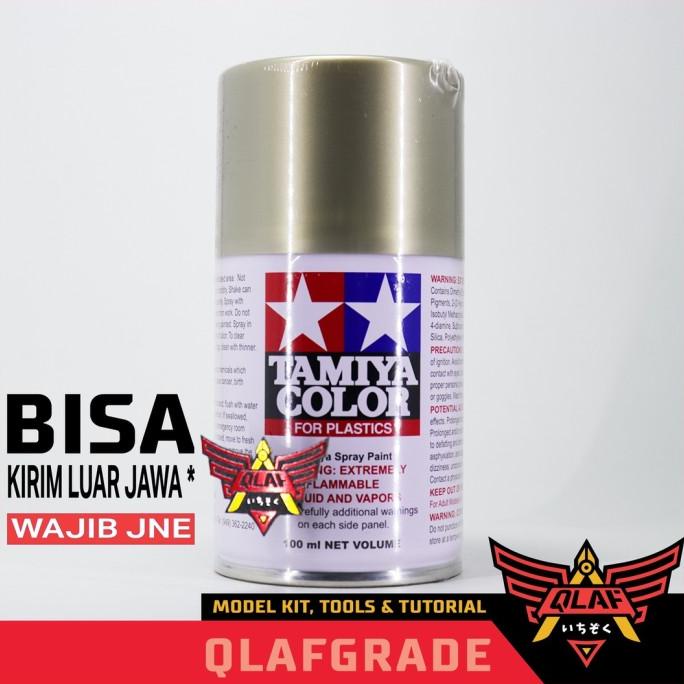 Tamiya Titanium Gold Ts-87 - Cat Gundam Model Kit Spray Can