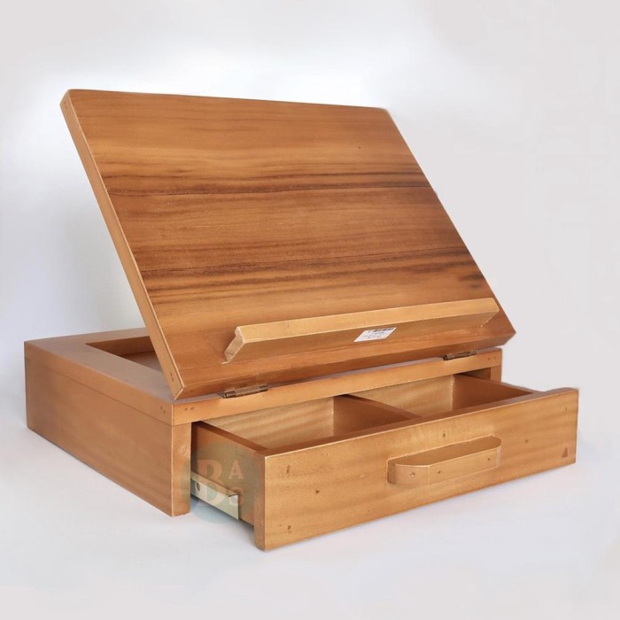 

Easel Termurah Easel Meja Laci / Drawer + Wooden Board