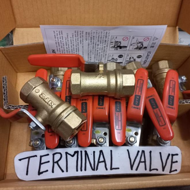 Ball Valve Kitz 1/2"/Ball Valve Kuningan Kitz 1/2"/Stop Kran Kitz 1/2"