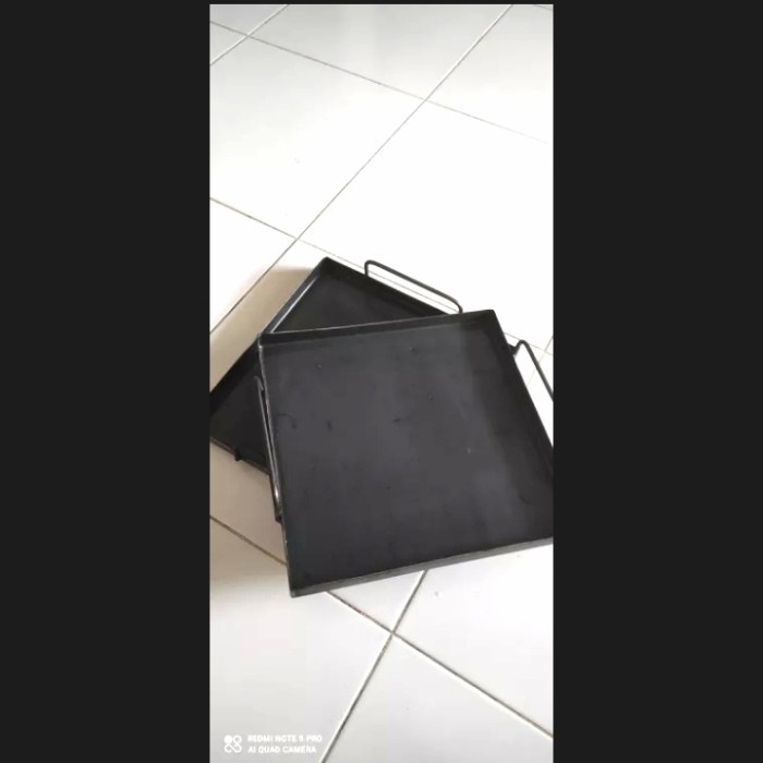 [READY] GROSIR Wajan Datar Anti Lengket Roti Bakar/ Kebab 30X30