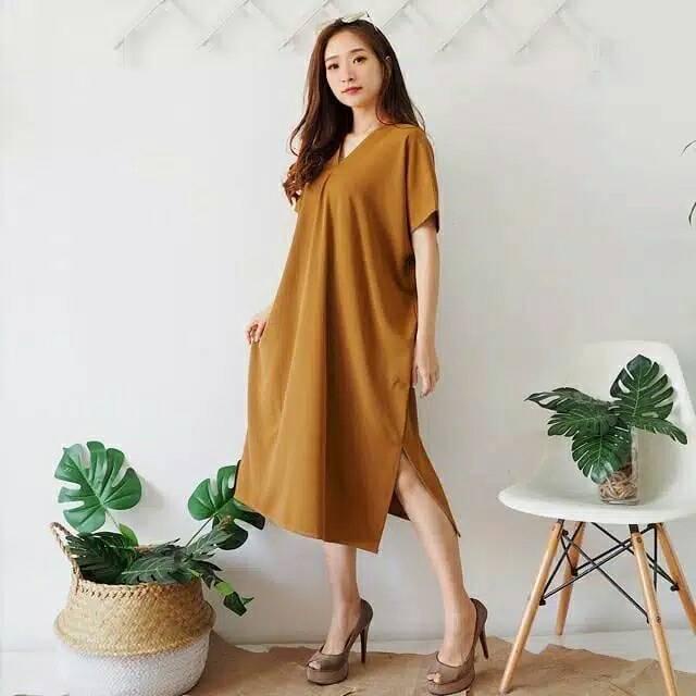 TUNIK AMELIA OBLONG KUPU KUPU POLOS / TUNIK AQILLA / MOSCREPE PREMIUM / TUNIK HAMIDAH / BAJU MURAH