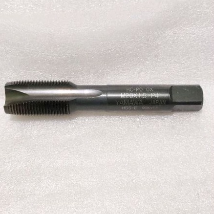 Mata Tap M20 x 1.5 Pointed Flute YAMAWA / Tap Mesin M20x1.5 PO Yamawa Bekas Mulus