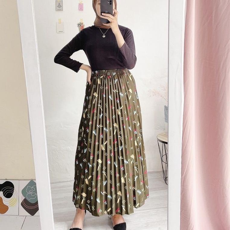 JNW-ROK PLISKET MOTIP KEMBANG ABSTRAK DAISY/DAILY/YEJIN/MOTIP KEMBANG ROK PLISKET ALLSIZE –SGR.16Ap2