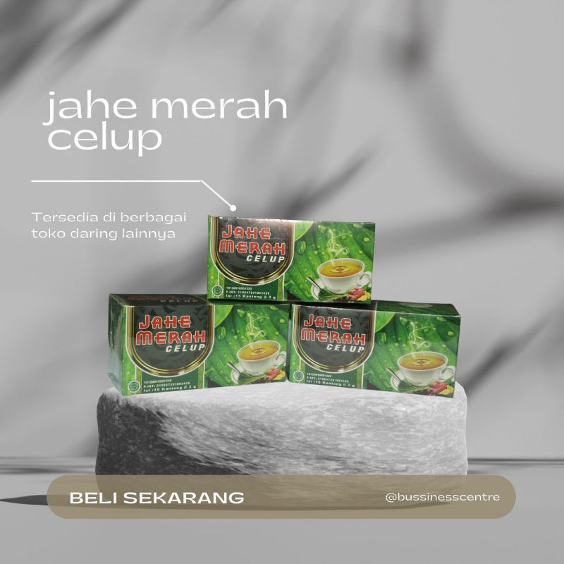 

MINUMAN HERBAL Teh Jahe Merah Celup