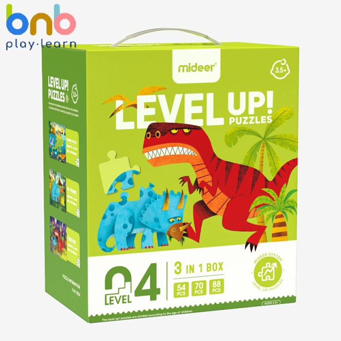 MIDEER PUZZLE LEVEL 4 - DINOSAUR #ORIGINAL